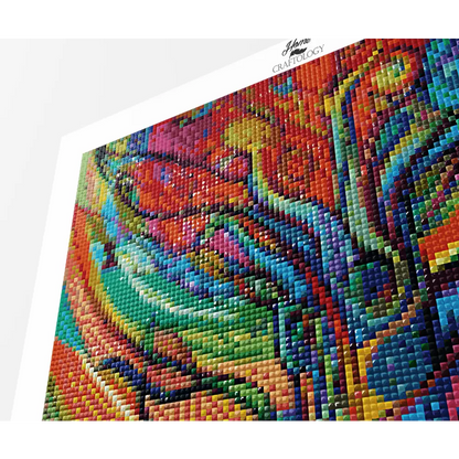 Tree with Colorful Background - Premium Diamond Painting Kit - Diamond Painting Kit