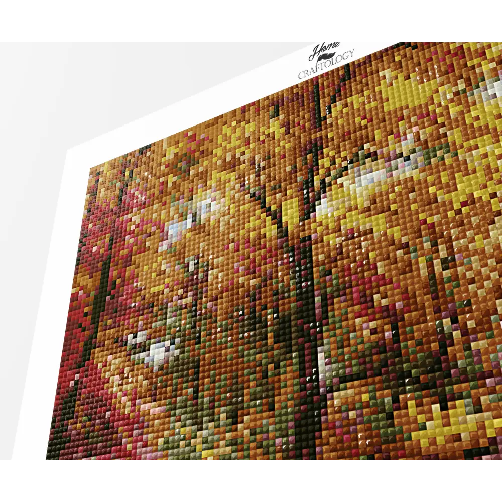 Trees and Flowers - Premium Diamond Painting Kit - Diamond Painting Kit