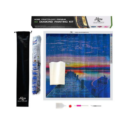Trees Reflection Panel - Diamond Painting Panels - Diamond Painting Cross Stitch