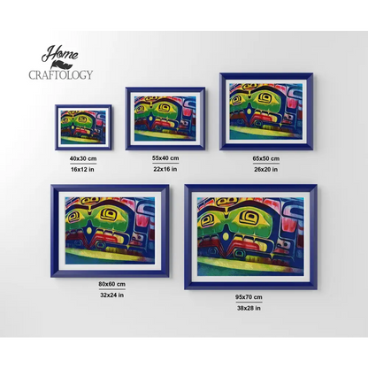 Tribal Artwork - Premium Diamond Painting Kit - Diamond Painting Kit