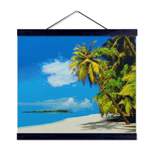 Tropical Beach - Exclusive Premium Diamond Painting Kit - Diamond Painting Kit