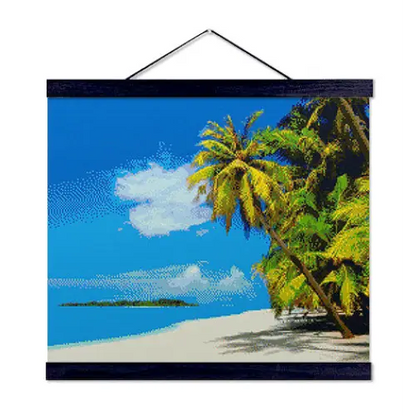 Tropical Beach - Exclusive Premium Diamond Painting Kit - Diamond Painting Kit