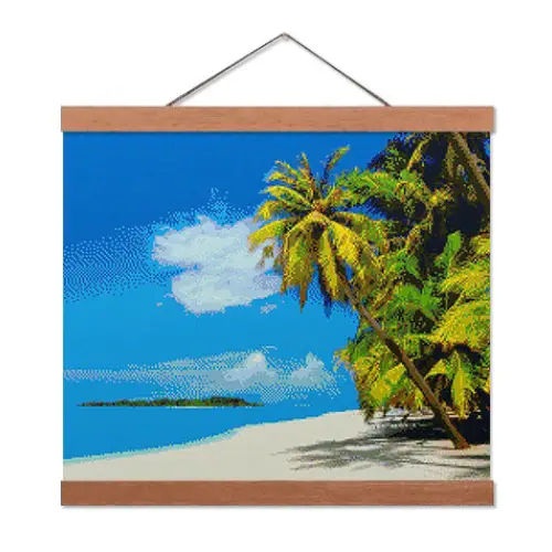 Tropical Beach - Exclusive Premium Diamond Painting Kit - Diamond Painting Kit