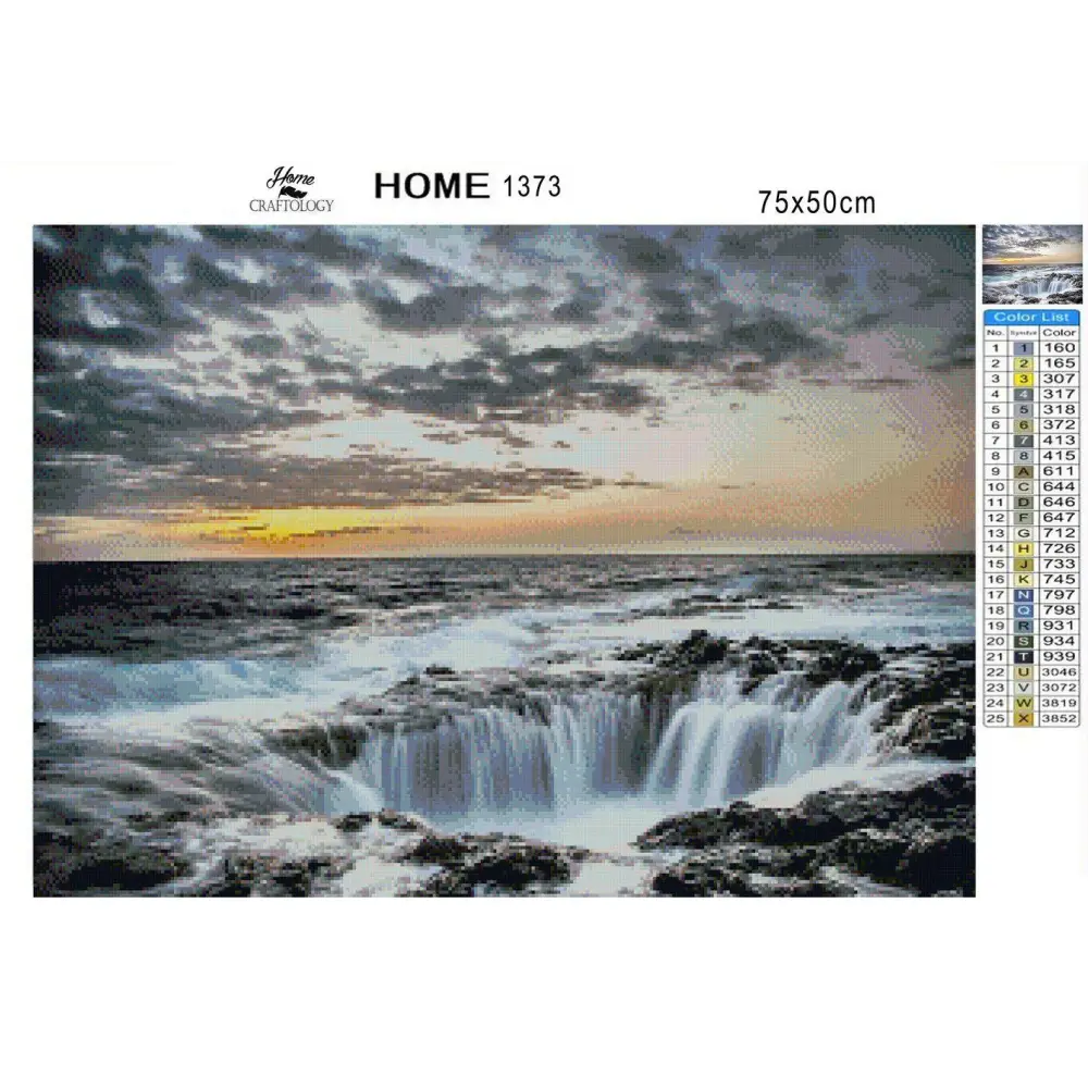 Underwater Waterfall - Premium Diamond Painting Kit - Diamond Painting Kit