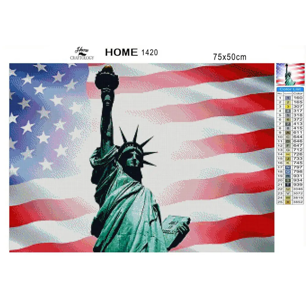 United States of America - Premium Diamond Painting Kit - Diamond Painting Kit