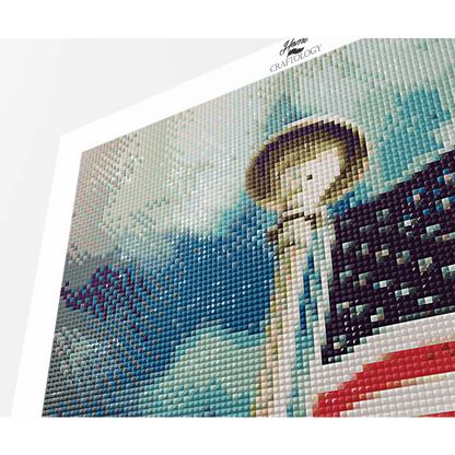 USA Flag on a Pole - Premium Diamond Painting Kit - Diamond Painting Kit