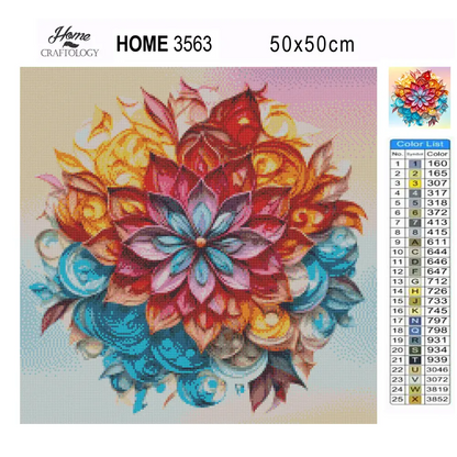 Vibrant Mandala - Exclusive Premium Diamond Painting Kit - Diamond Painting Kit