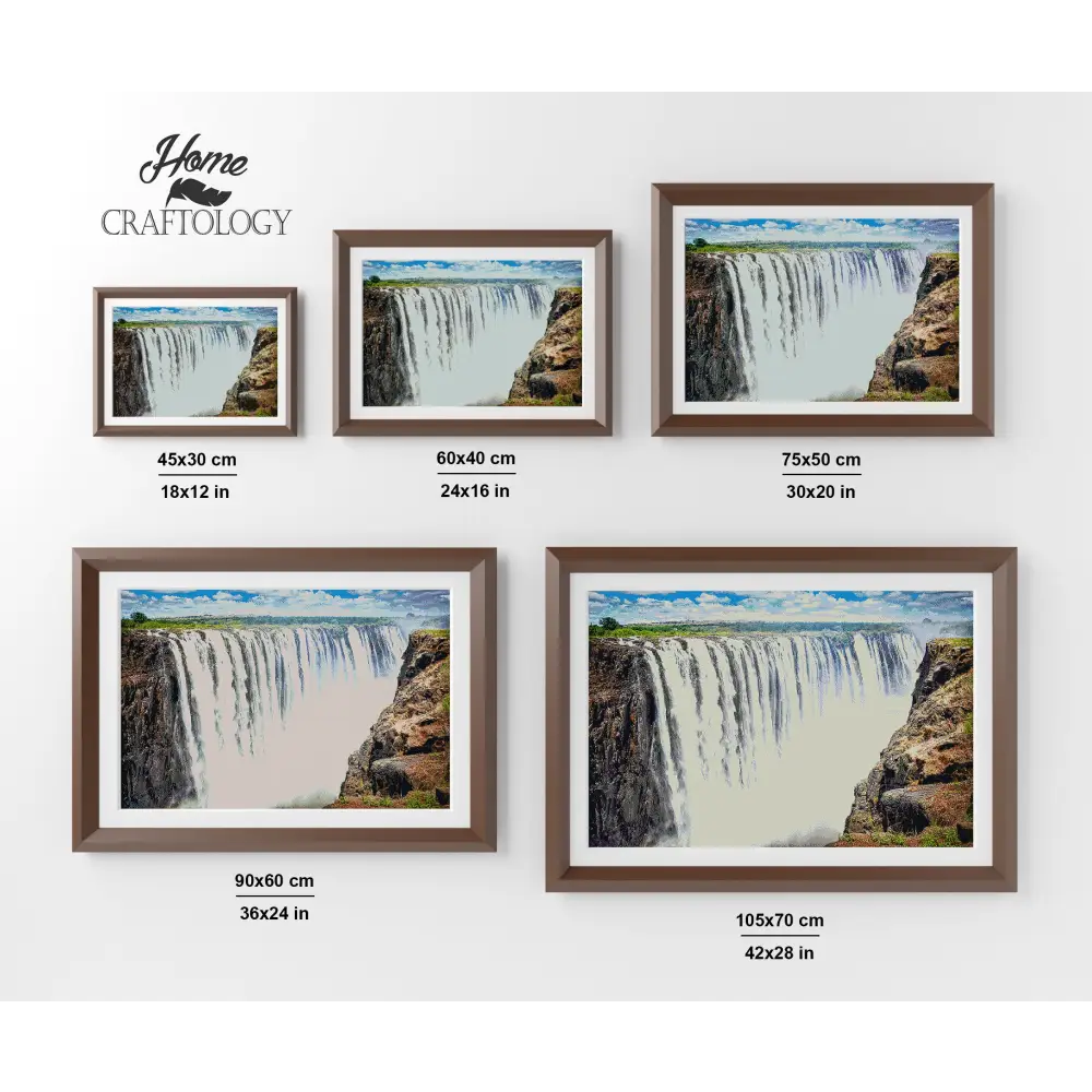 Victoria Falls - Premium Diamond Painting Kit - Diamond Painting Kit