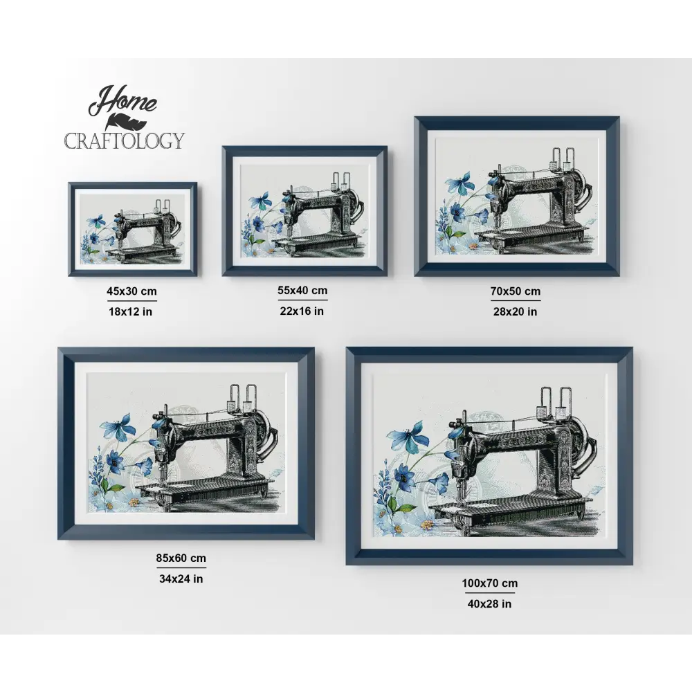Vintage Sewing Machine - Premium Diamond Painting Kit - Diamond Painting Kit