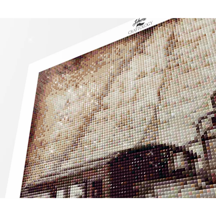 Vintage Train - Premium Diamond Painting Kit - Diamond Painting Kit