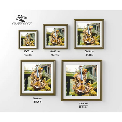 Violin with Branches - Exclusive Premium Diamond Painting Kit - Diamond Painting Kit