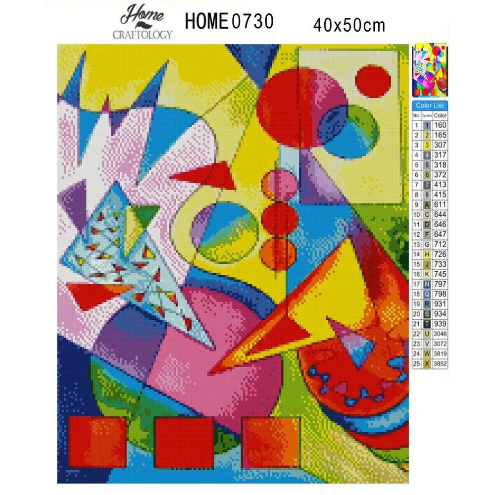 Wassily Kandinsky - Diamond Painting Kit - Home Craftology