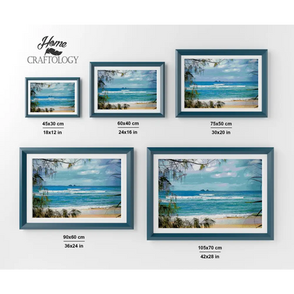Wategos Beach - Premium Diamond Painting Kit - Diamond Painting Kit