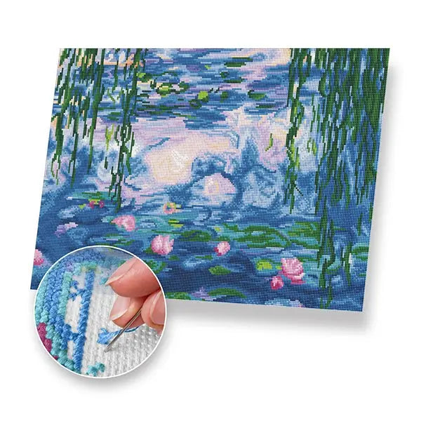 Water Lilies Kit - Cross Stitch - Cross Stitch Kit