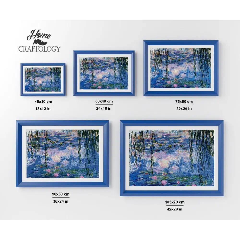 Water Lilies - Premium Diamond Painting Kit - Diamond Painting Kit