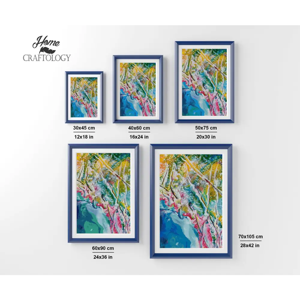 Watercolor Abstract Painting - Premium Diamond Painting Kit - Diamond Painting Kit