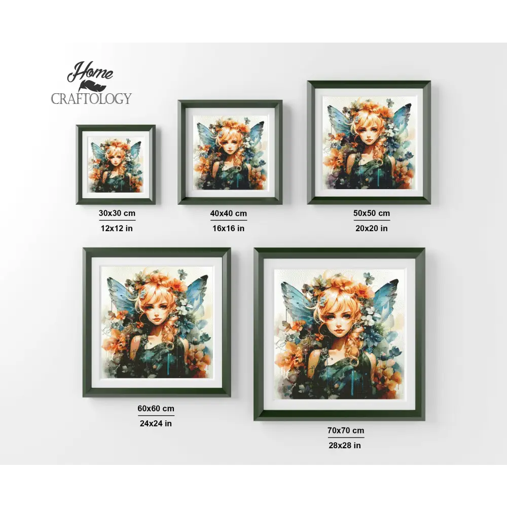 Watercolor Fairy - Exclusive Premium Diamond Painting Kit - Diamond Painting Kit