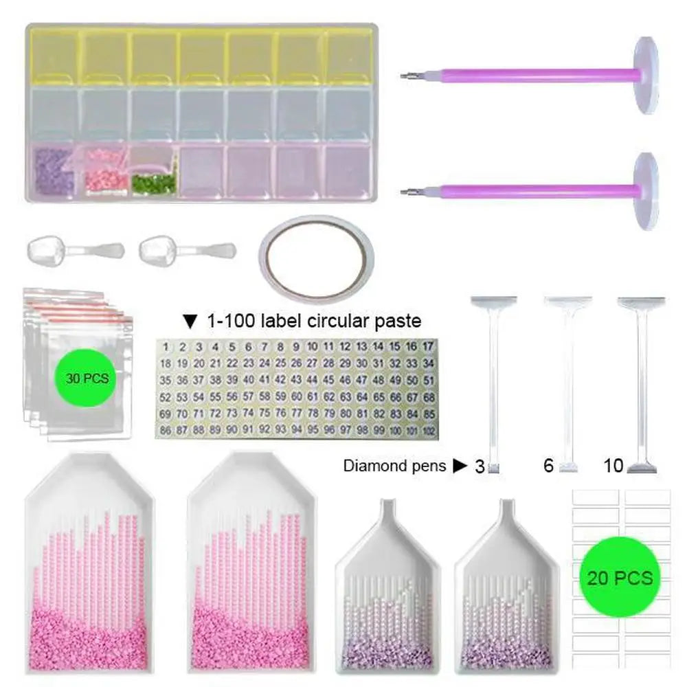 Wheel Pen Tool Kit Package - A - Diamond Painting Accessory