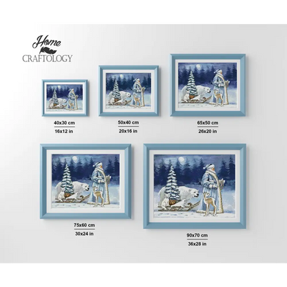 White Christmas - Premium Diamond Painting Kit - Diamond Painting Kit