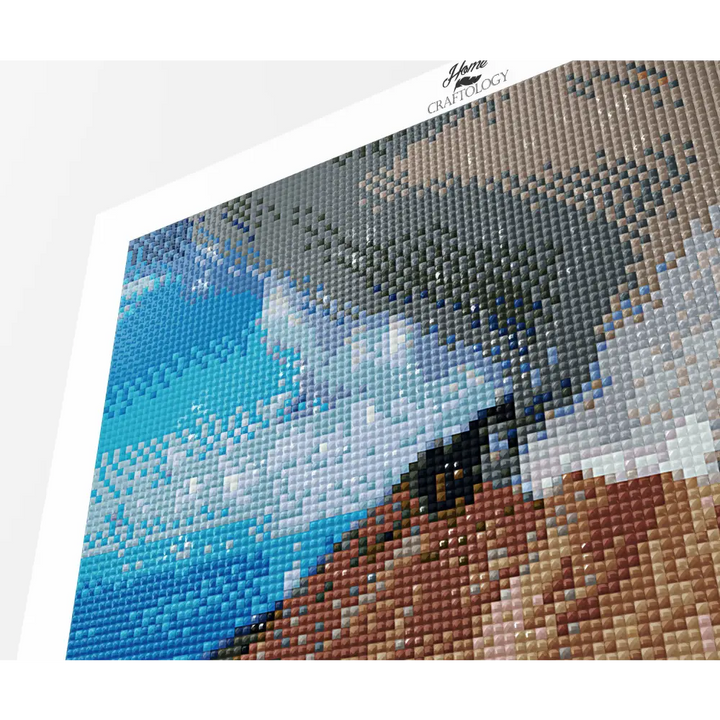 White Island Volcano - Premium Diamond Painting Kit - Diamond Painting Kit