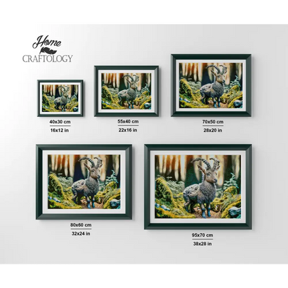 Wild Goat - Premium Diamond Painting Kit - Diamond Painting Kit