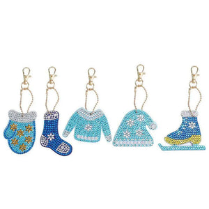 Winter - Diamond Painting Keychain - Keychain