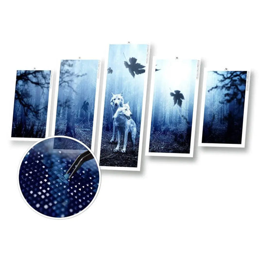 Wolves Panel - Diamond Painting Panels - Diamond Painting Cross Stitch