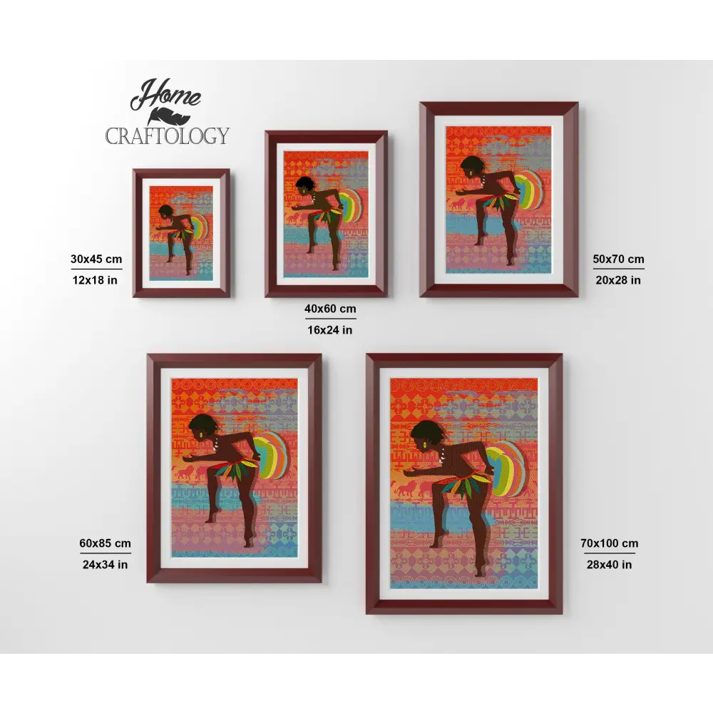 Woman Dancing - Premium Diamond Painting Kit - Diamond Painting Kit