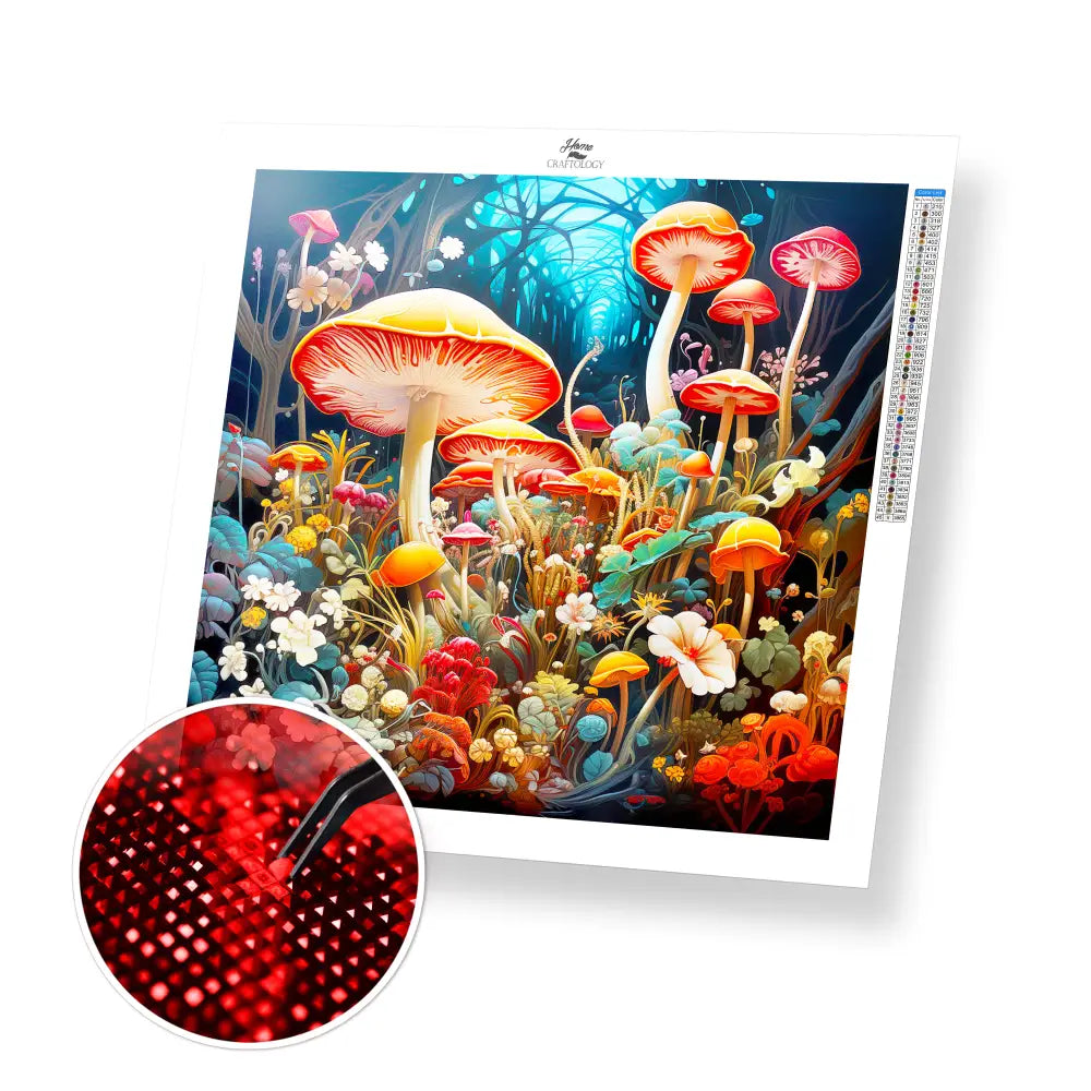Wonderland - Exclusive Premium Diamond Painting Kit - 30x30cm / 12x12’’ / Square (Most Popular) / No Frame - Diamond