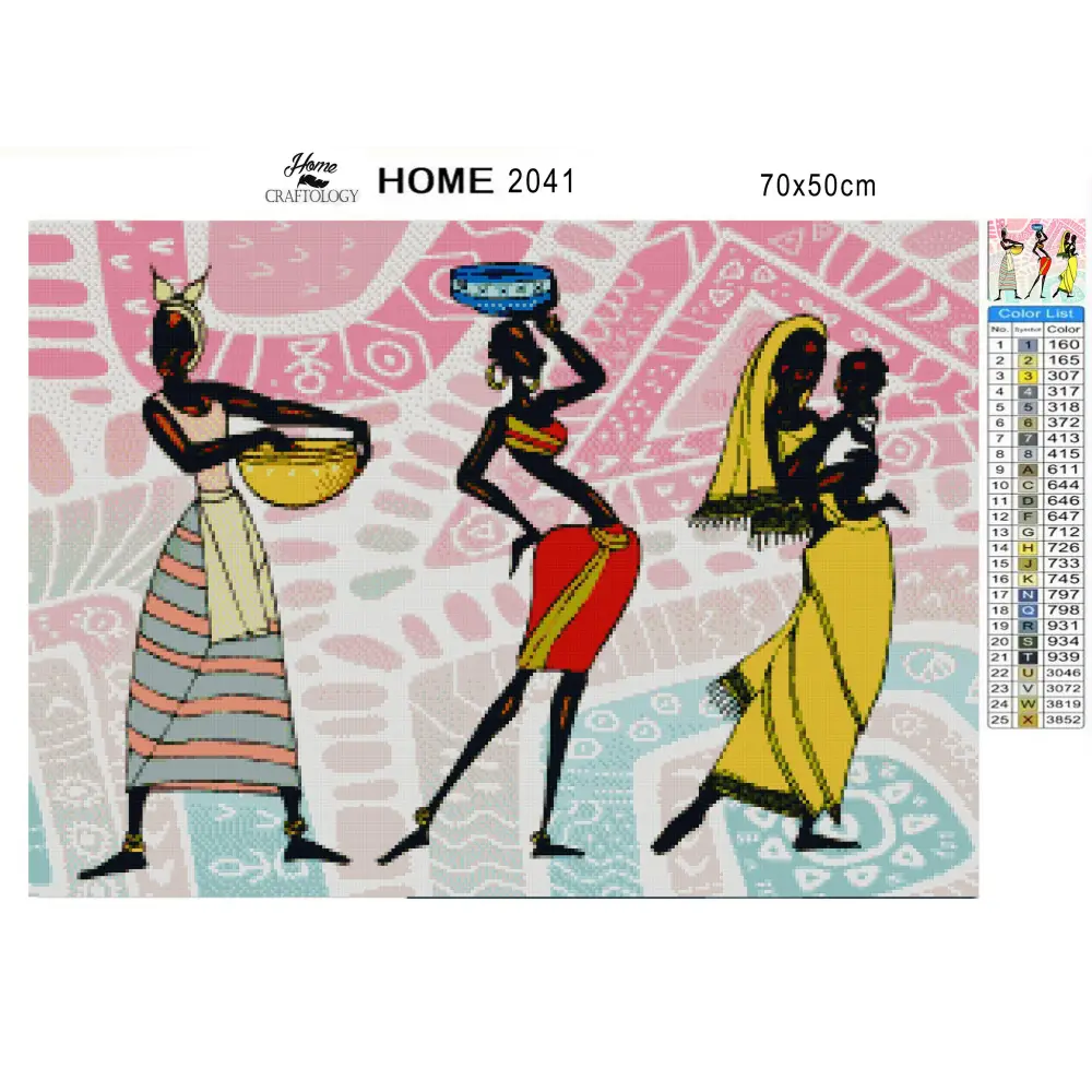 Working Women - Premium Diamond Painting Kit - Diamond Painting Kit