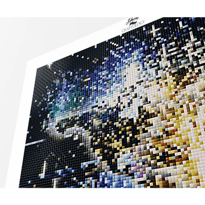 World Map Fireworks - Premium Diamond Painting Kit - Diamond Painting Kit