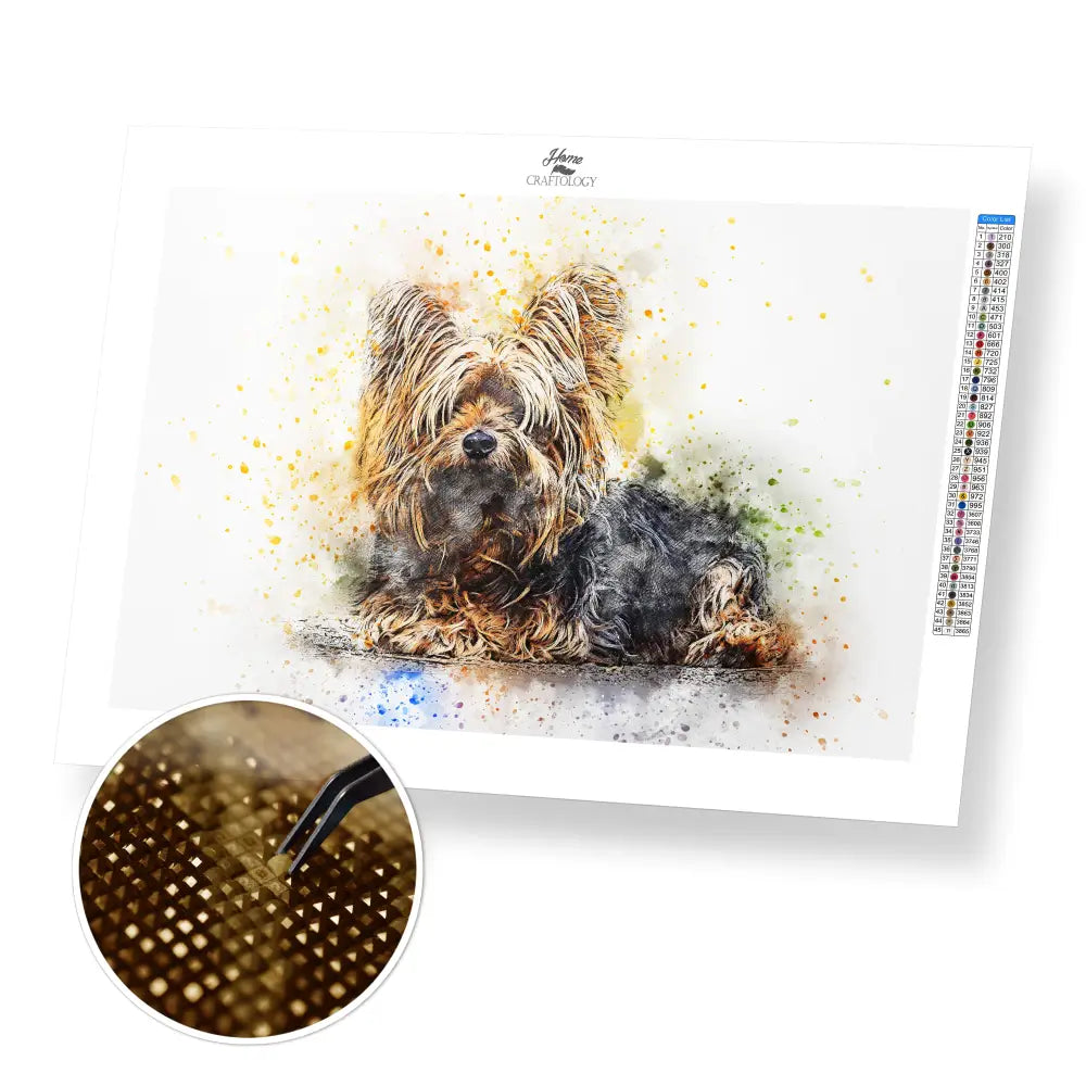 Yorky - Premium Diamond Painting Kit - 45x30cm / 18x12’’ / Square (Most Popular) - Diamond Painting Kit