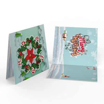 Set of 8 Christmas Greeting Cards Set D
