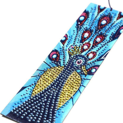 Peacock - Diamond Painting Bookmark