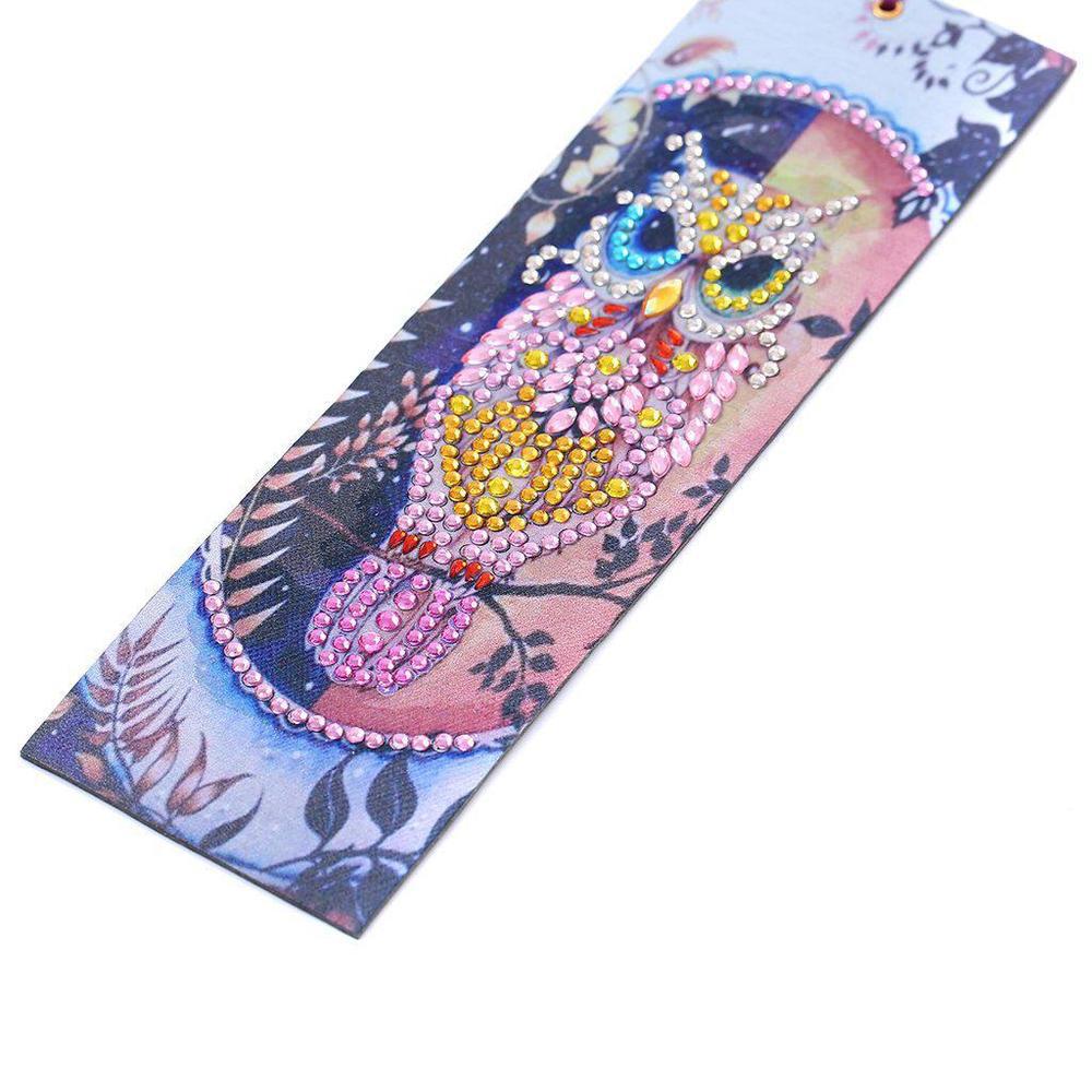 Owl - Diamond Painting Bookmark