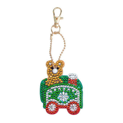 Train - Diamond Painting Keychain