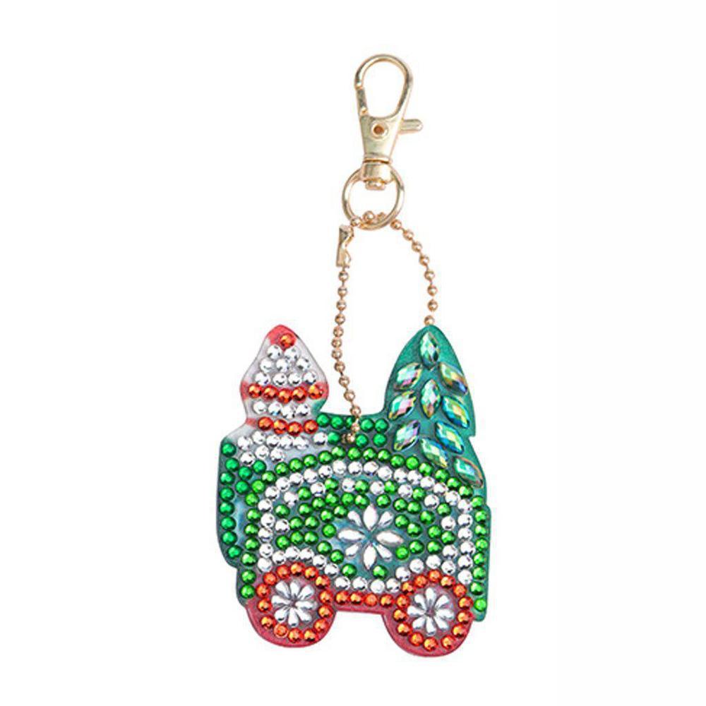 Train - Diamond Painting Keychain