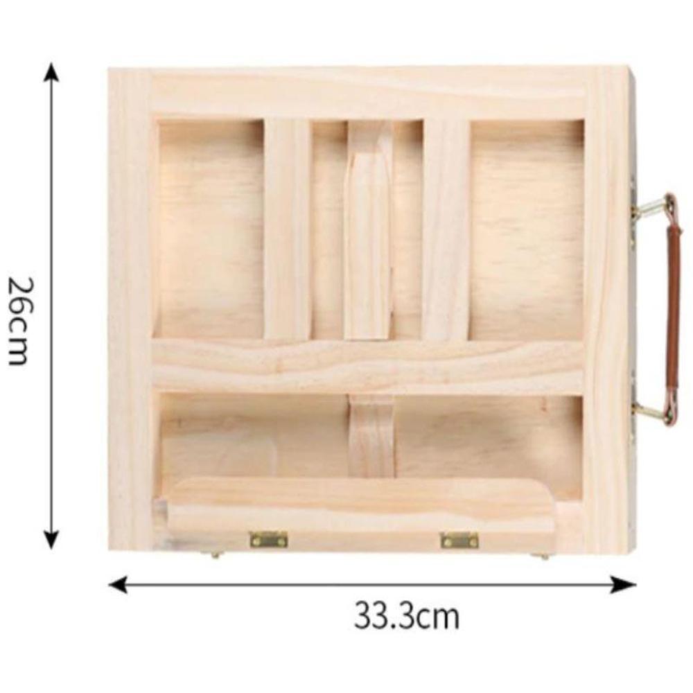 Folding Wooden Table Easel with Drawer