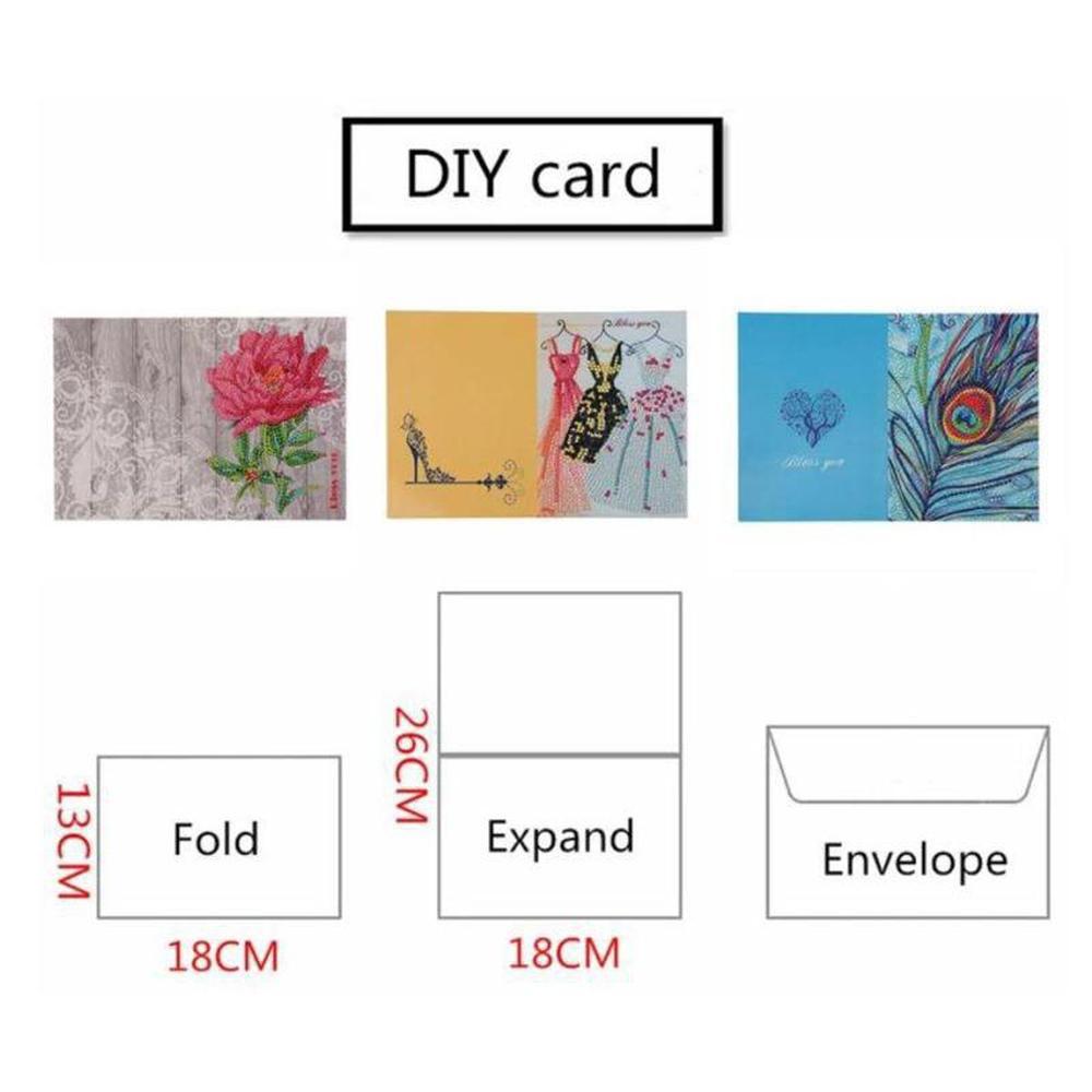 Set of 5 Bless You Greeting Cards Set A