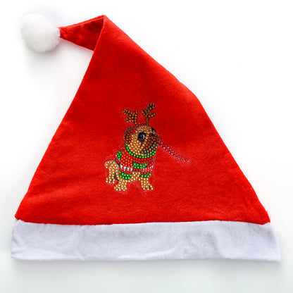 Festive Pug - Christmas Hat