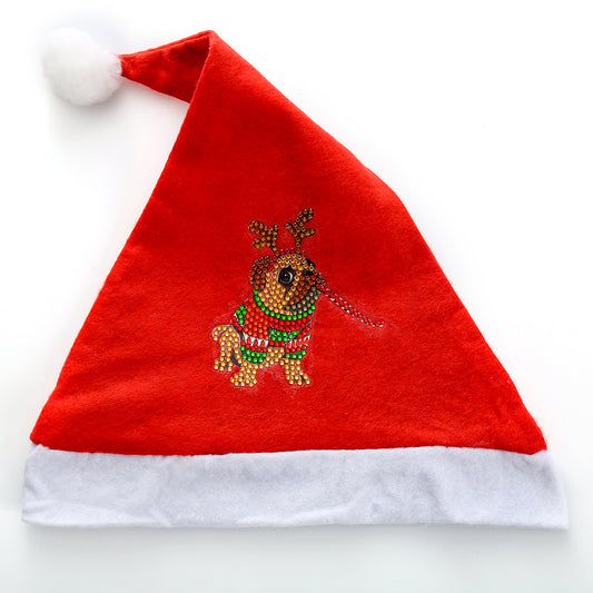 Festive Pug - Christmas Hat