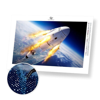 Space X - Premium Diamond Painting Kit