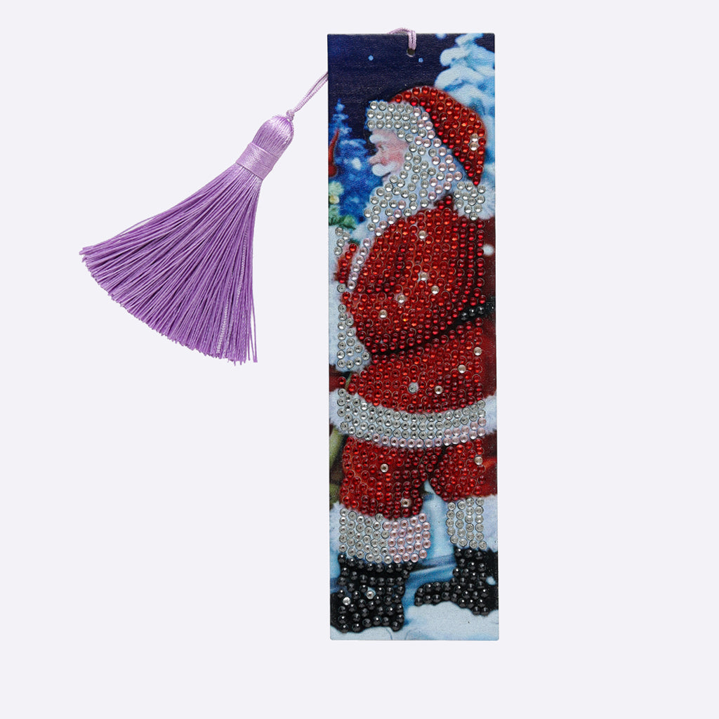 Santa Claus - Diamond Painting Bookmark