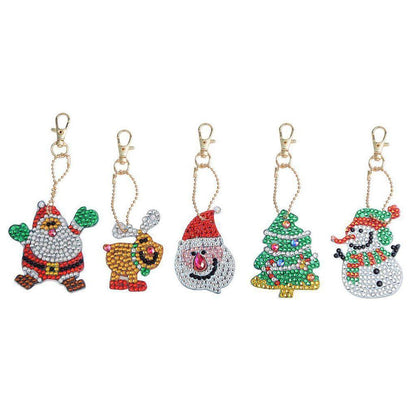 Merry Christmas - Diamond Painting Keychain