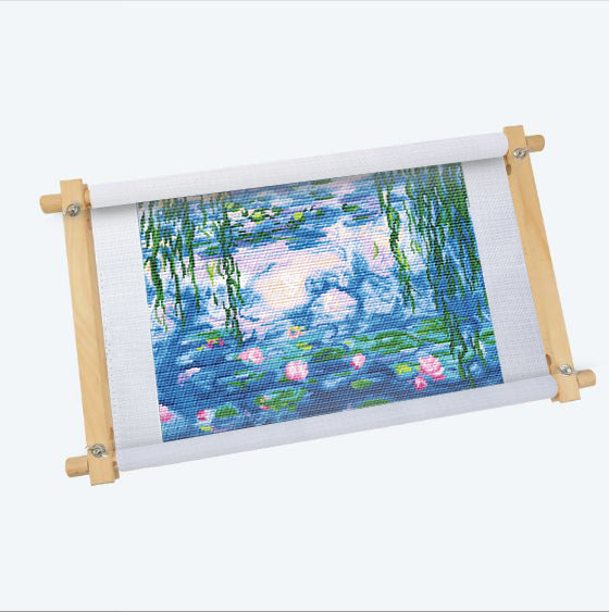 Water Lilies Kit - Cross Stitch