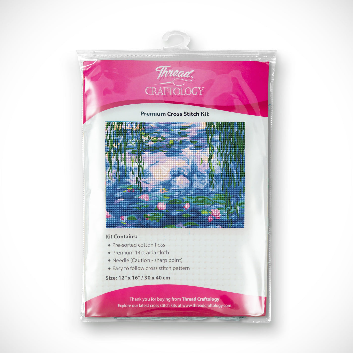 Water Lilies Kit - Cross Stitch