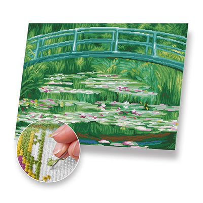 Monet Bridge Kit - Cross Stitch