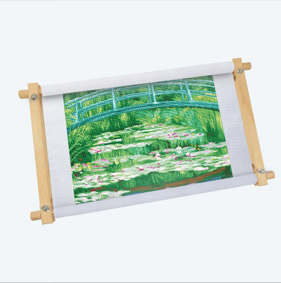 Monet Bridge Kit - Cross Stitch