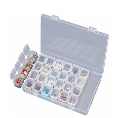28 Compartment Dismountable Diamond Painting Case - Home Craftology