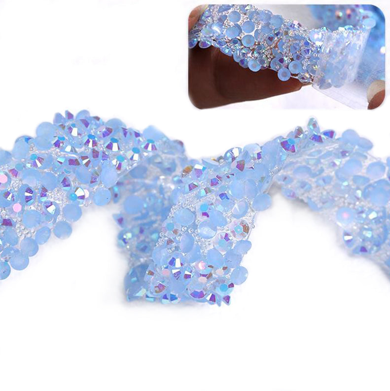 Pastel Rhinestone Adhesive Tape